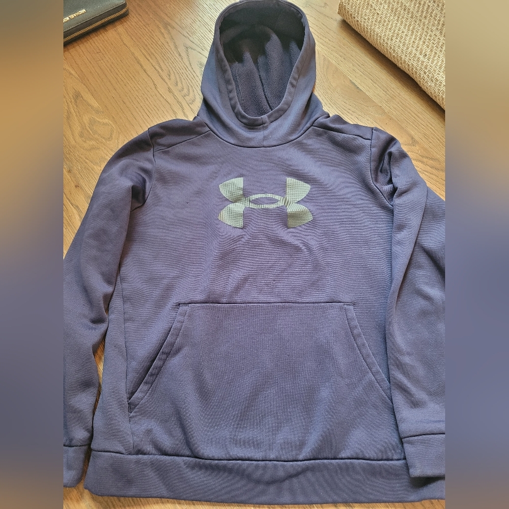 Under Armour Navy Hoodie with Logo